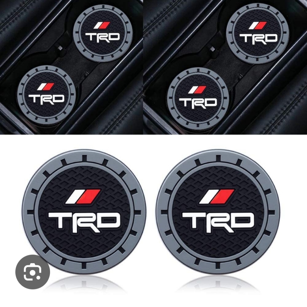 #C22 TRD Black and Gray Car Coasters